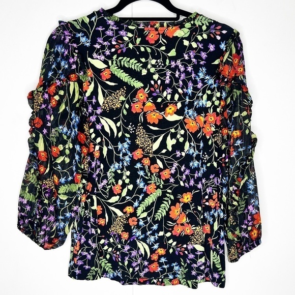 Anthropologie Maeve Jacquin Floral Top - Picture 3 of 7
